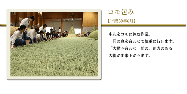 コモ包み【平成30年6月】